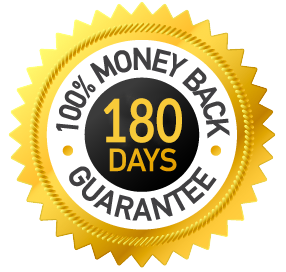 180 Day Money Back guarantee