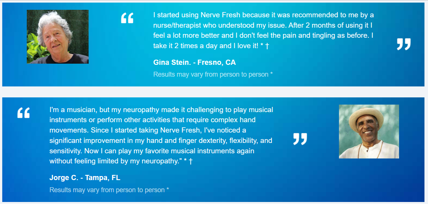 Nerve Fresh customer reviews